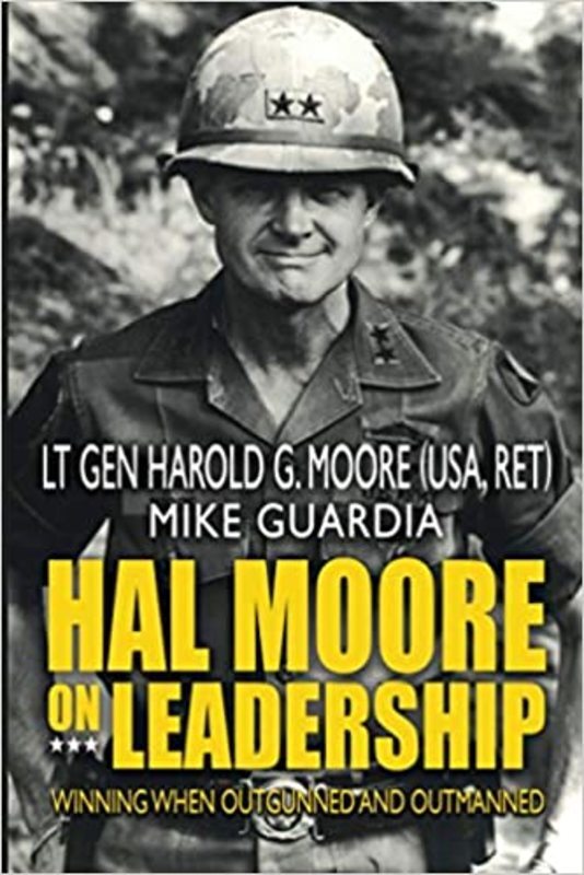 Book cover for "Hal Moore on Leadership" by Harold G. Moore