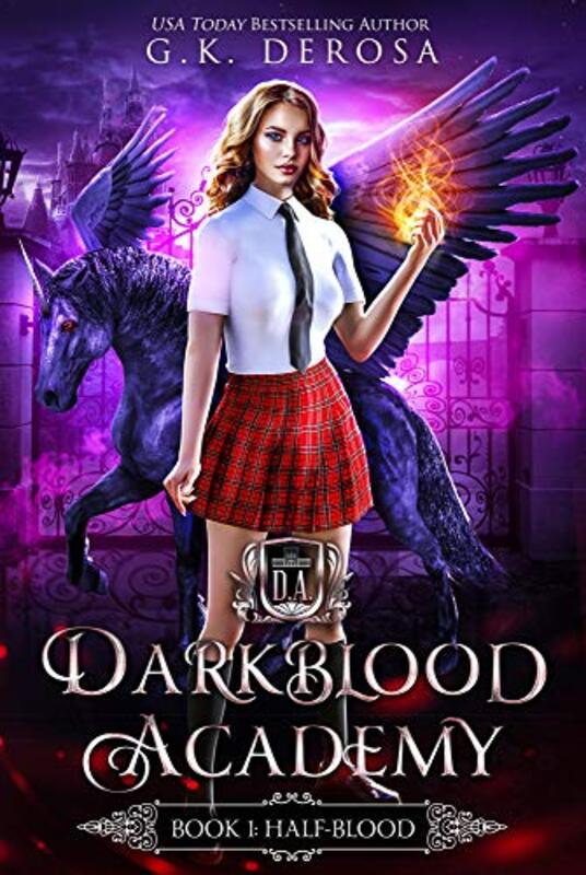 Book cover for "Half-Blood" by GK DeRosa