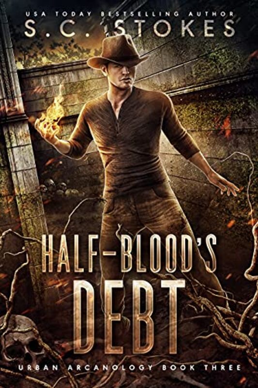 Book cover for "Half-Blood's Debt" by SC Stokes