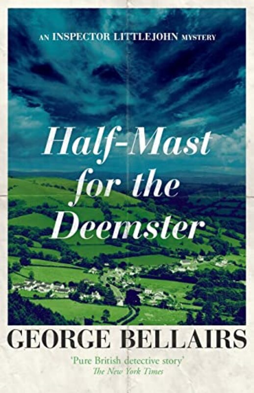 Book cover for "Half-Mast for the Deemster" by George Bellairs