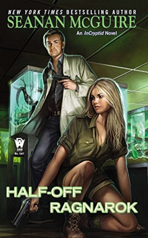 Book cover for "Half-Off Ragnarok" by Seanan McGuire