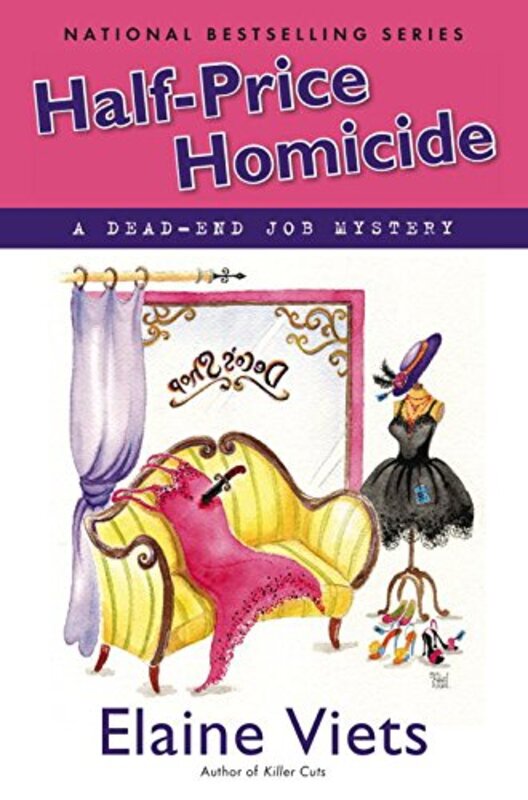 Book cover for "Half-Price Homicide" by Elaine Viets
