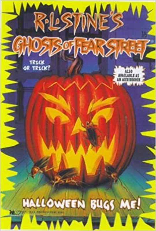 Book cover for "Halloween Bugs Me" by R.L. Stine