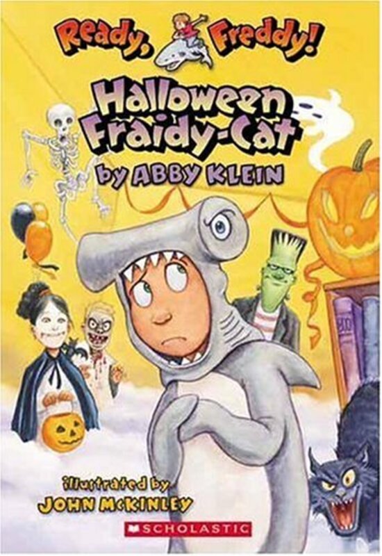 Book cover for "Halloween Fraidy-Cat" by Abby Klein