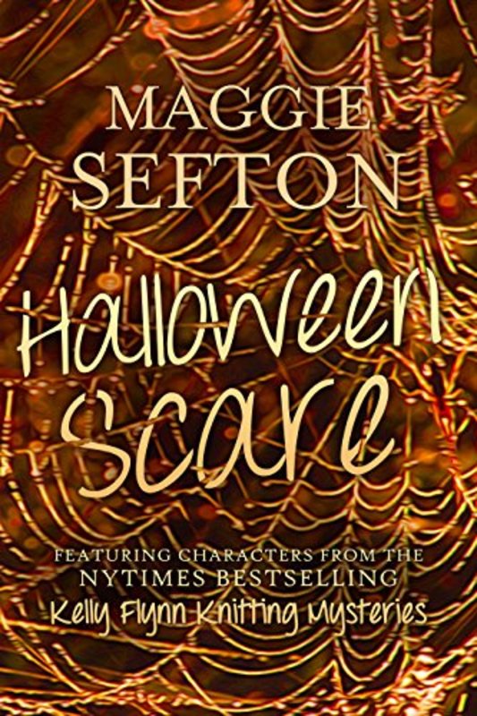 Book cover for "Halloween Scare" by Maggie Sefton