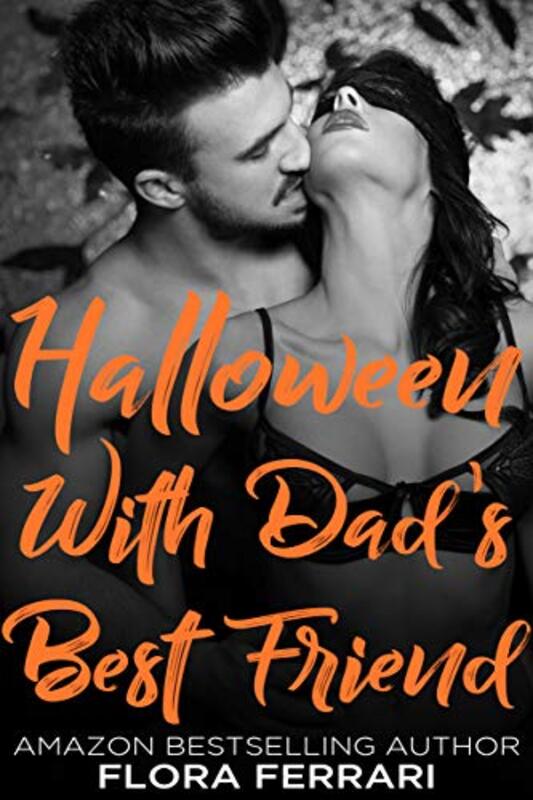 Book cover for "Halloween With Dad's Best Friend" by Flora Ferrari
