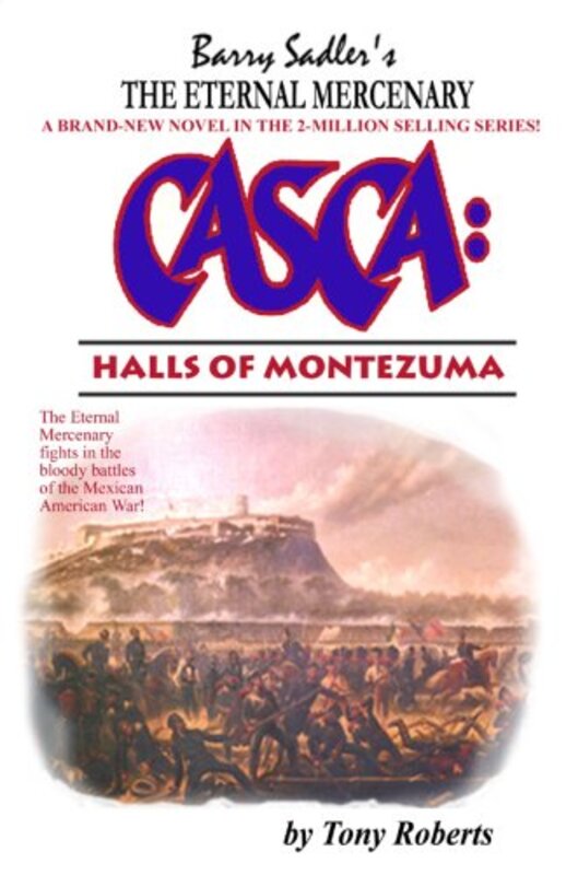Book cover for "Halls of Montezuma" by Tony Roberts