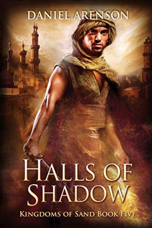 Book cover for "Halls of Shadow" by Daniel Arenson