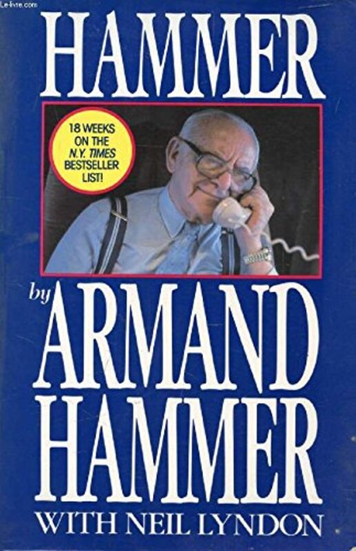 Book cover for "Hammer" by Armand Hammer