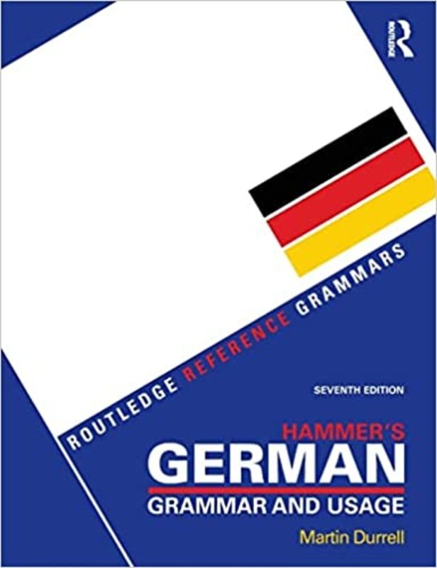 Book cover for "Hammer's German Grammar and Usage" by Martin Durrell
