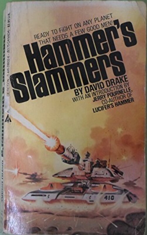 Book cover for "Hammer's Slammers" by David Drake