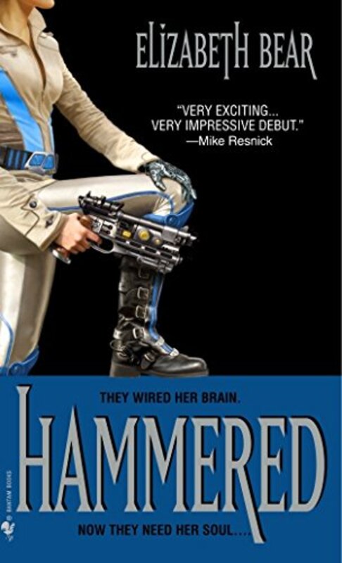Book cover for "Hammered" by Elizabeth Bear