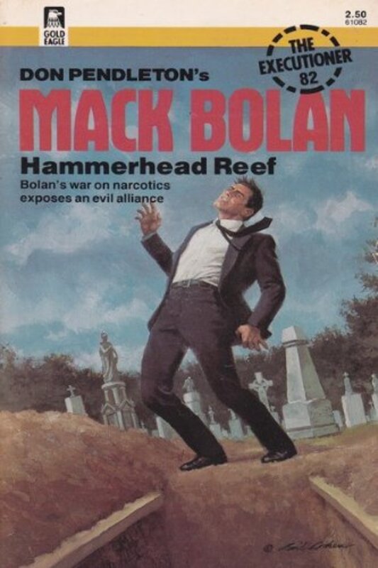 Book cover for "Hammerhead Reef" by Don Pendleton