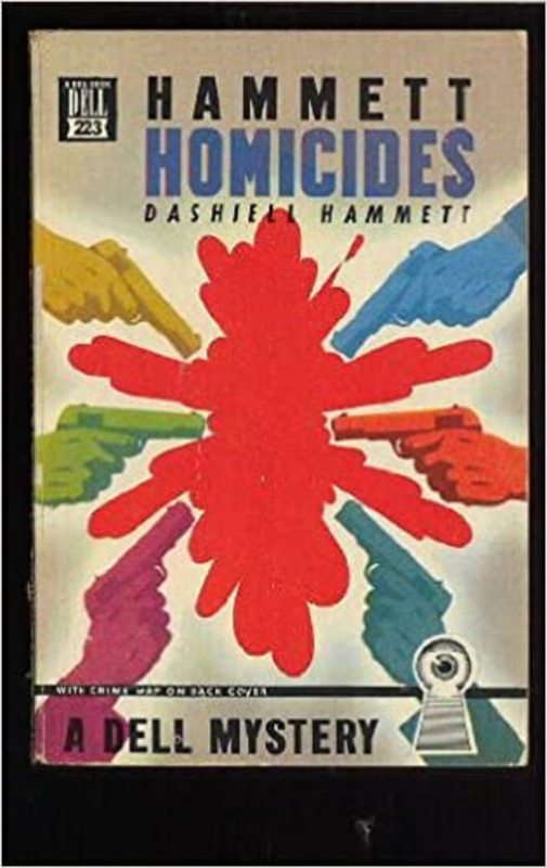 Book cover for "Hammett Homicides" by Dashiell Hammett