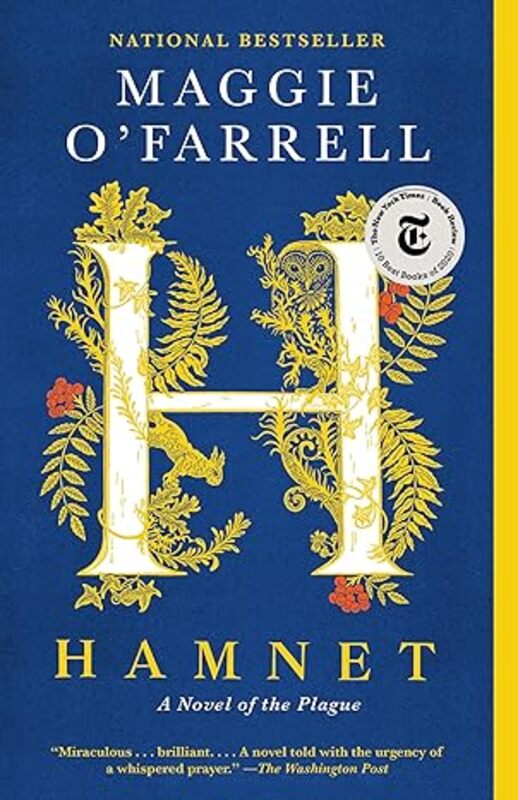 Book cover for "Hamnet" by Maggie O'Farrell