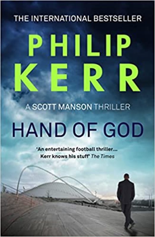 Book cover for "Hand of God" by Philip Kerr