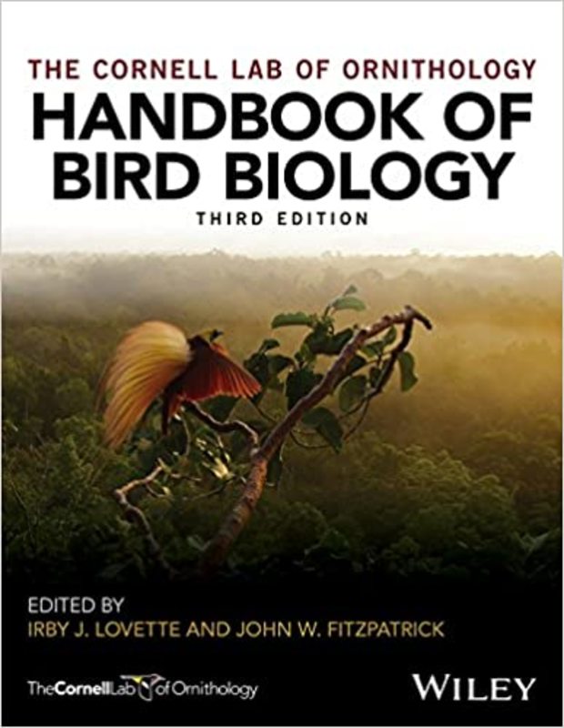 Book cover for "Handbook of Bird Biology" by John W. Fitzpatrick