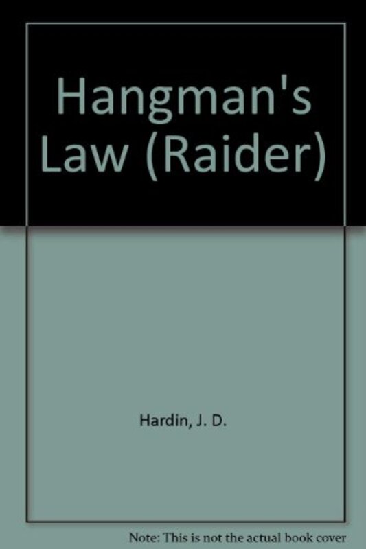 Book cover for "Hangman's Law" by JD Hardin