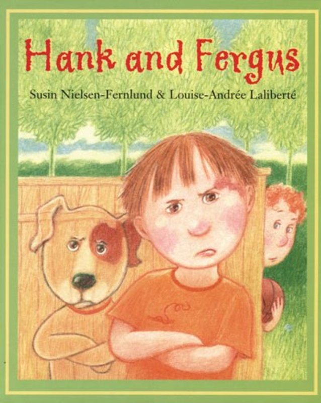 Book cover for "Hank and Fergus" by Susin Nielsen