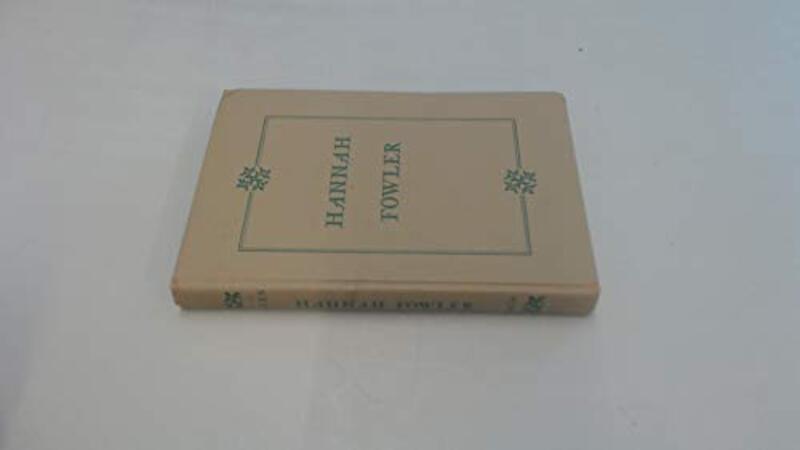 Book cover for "Hannah Fowler" by Janice Holt Giles
