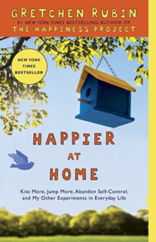Book cover for "Happier at Home"