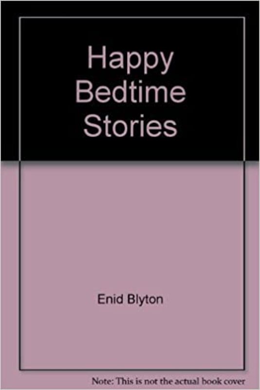 Book cover for "Happy Bedtime Stories" by Enid Blyton