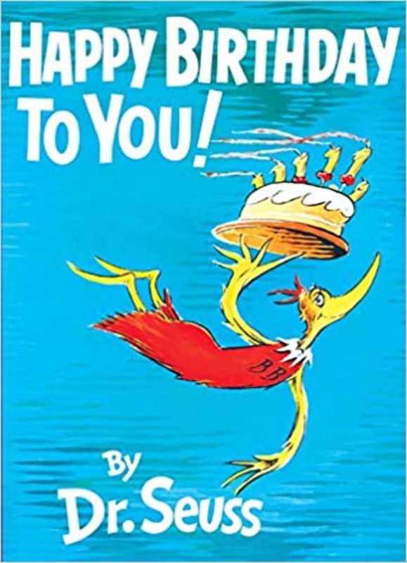 Book cover for "Happy Birthday to You!" by Dr. Seuss