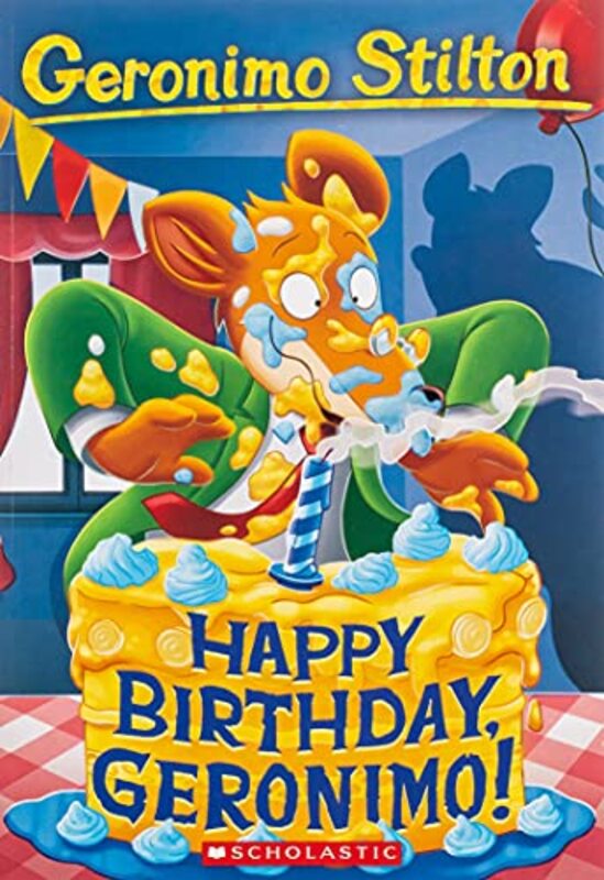 Book cover for "Happy Birthday, Geronimo!" by Elisabetta Dami