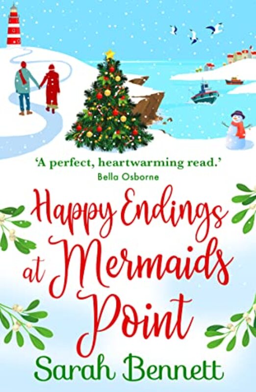 Book cover for "Happy Endings at Mermaids Point" by Sarah Bennett