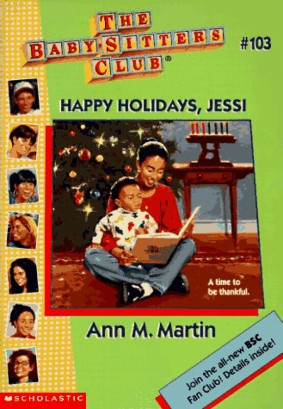 Book cover for "Happy Holidays, Jessi" by Ann M Martin