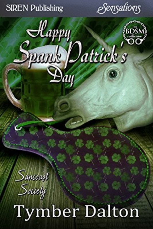 Book cover for "Happy Spank Patrick's Day" by Tymber Dalton