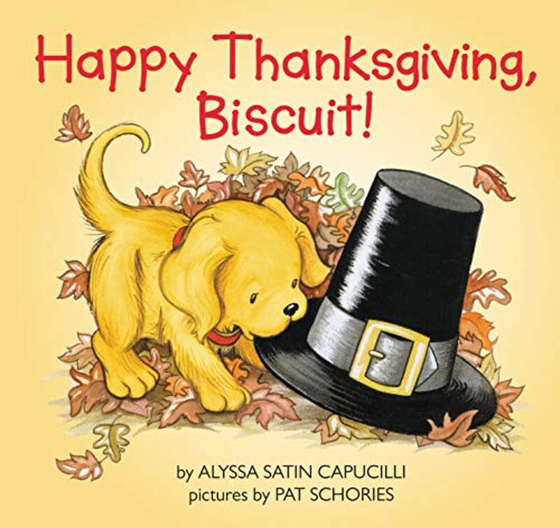 Book cover for "Happy Thanksgiving, Biscuit!" by Alyssa Satin Capucilli