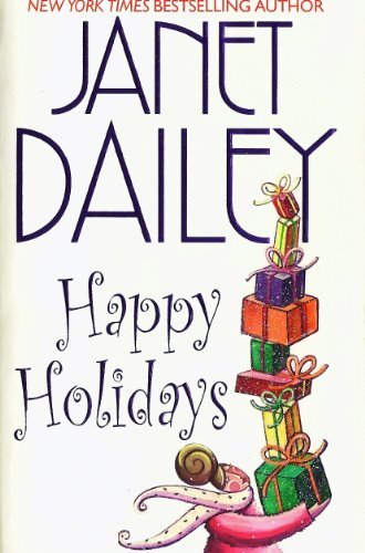 Book cover for "Happy Holidays" by Janet Dailey