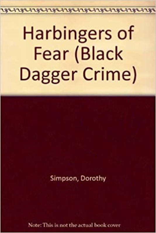 Book cover for "Harbingers of Fear" by Dorothy Simpson