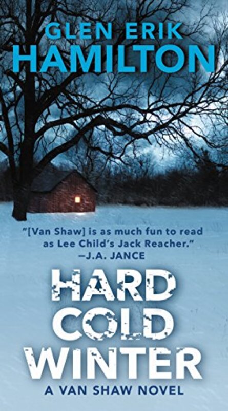 Book cover for "Hard Cold Winter" by Glen Erik Hamilton
