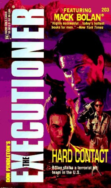 Book cover for "Hard Contact" by Don Pendleton