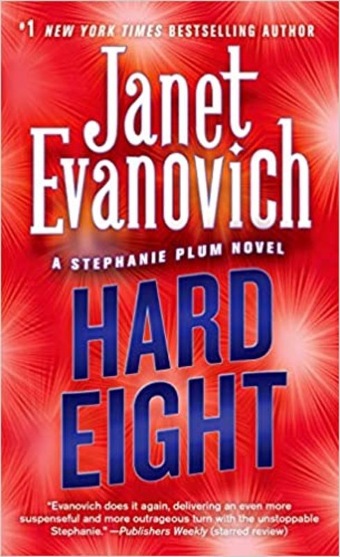 Book cover for "Hard Eight" by Janet Evanovich