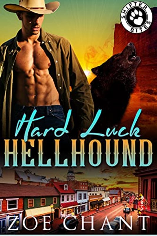 Book cover for "Hard Luck Hellhound" by Zoe Chant