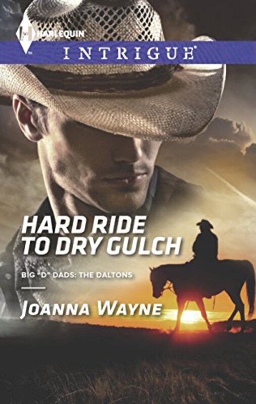 Book cover for "Hard Ride to Dry Gulch" by Joanna Wayne