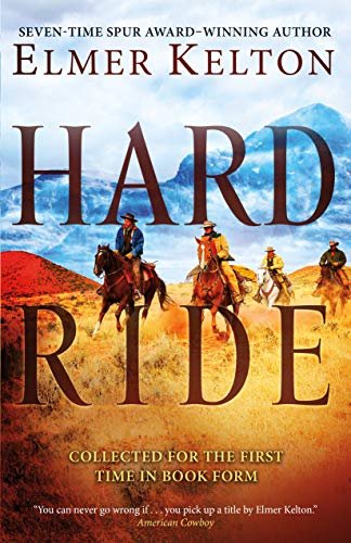 Book cover for "Hard Ride" by Elmer Kelton