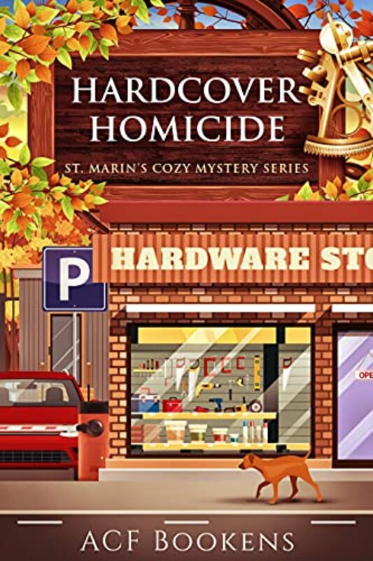 Book cover for "Hardcover Homicide" by ACF Bookens