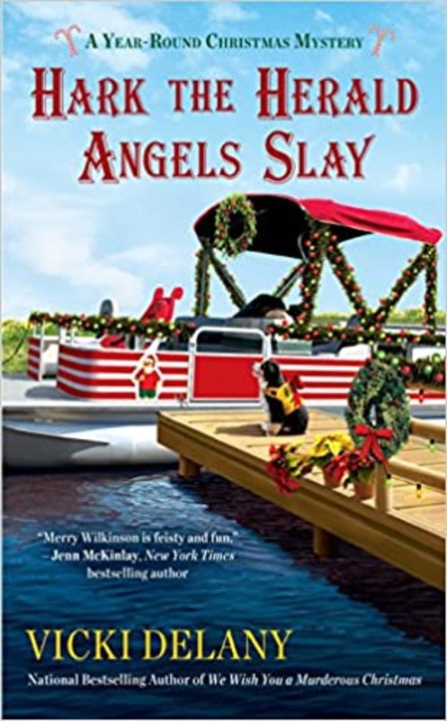 Book cover for "Hark the Herald Angels Slay" by Vicki Delany