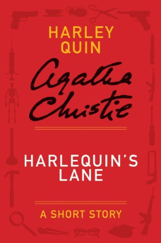 Book cover for "Harlequin's Lane" by Agatha Christie