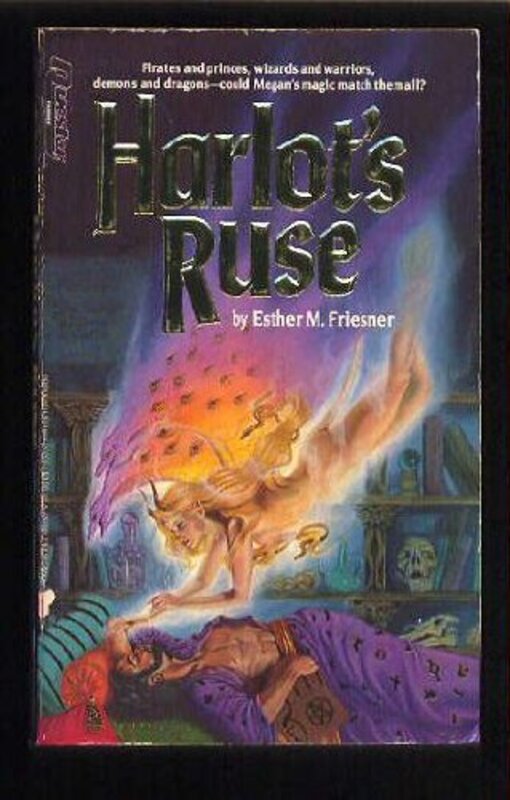 Book cover for "Harlot's Ruse" by Esther M Friesner