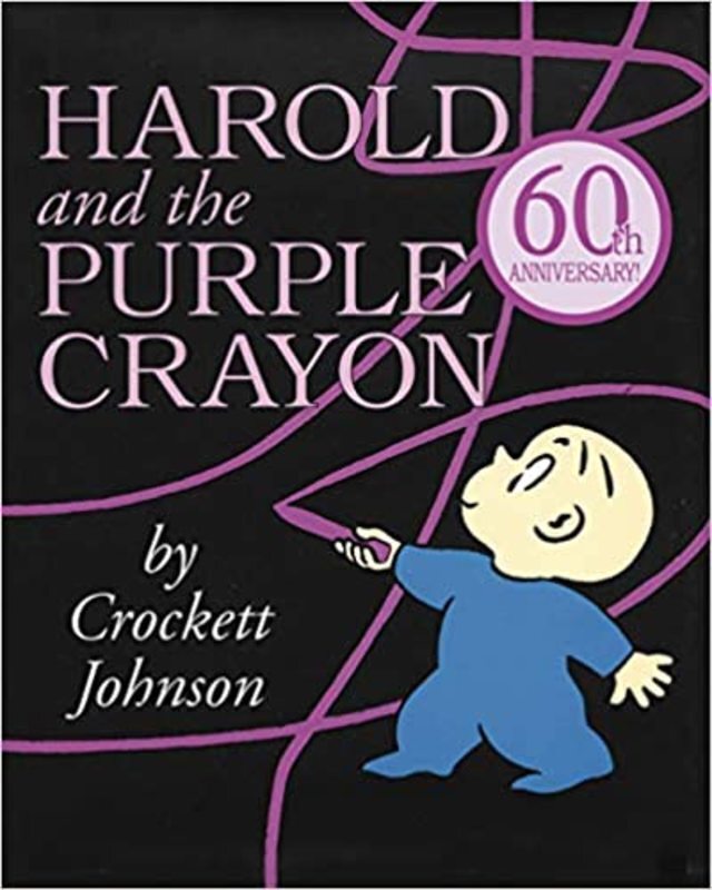 Book cover for "Harold and the Purple Crayon" by Crockett Johnson