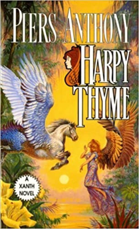 Book cover for "Harpy Thyme" by Piers Anthony