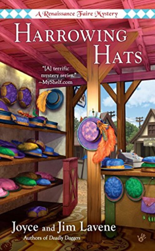 Book cover for "Harrowing Hats" by Joyce Lavene