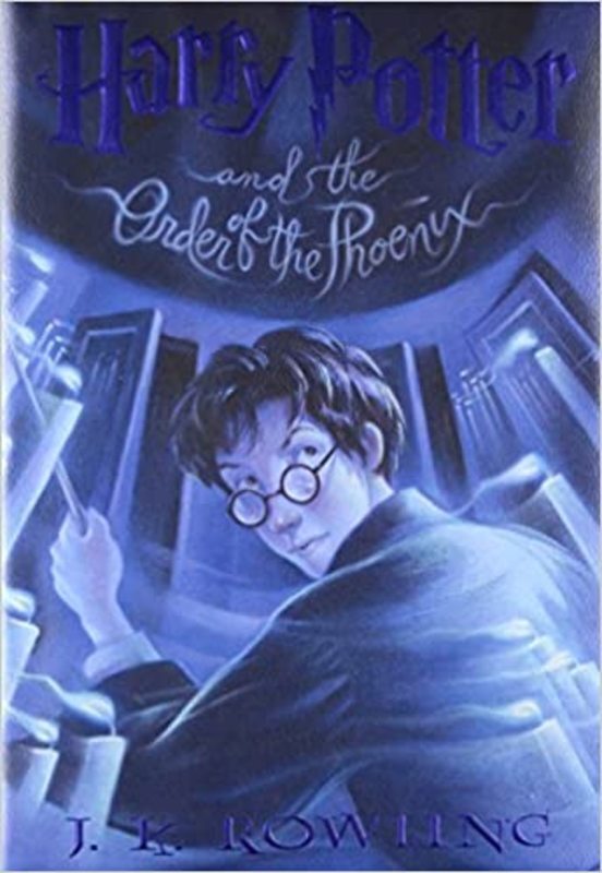 Book cover for "Harry Potter And The Order Of The Phoenix" by J.K. Rowling