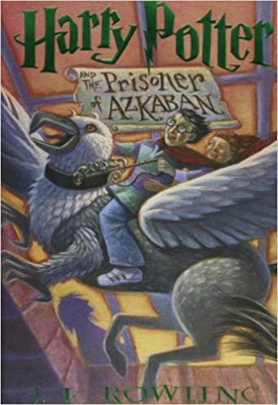 Book cover for "Harry Potter and the Prisoner of Azkaban" by J.K. Rowling