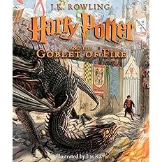Book cover for "Harry Potter and the Goblet of Fire: The Illustrated Edition"